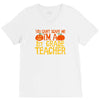 you can't scare me i'm a 1st grade teach V-Neck Tee