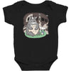 forest friends Baby Bodysuit