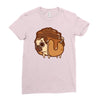 pancake pug Ladies Fitted T-Shirt