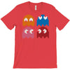 cool retro 80s pacman ghosts video games T-Shirt