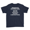 Smartass October Girl Youth Tee