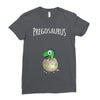 Pregosaurus Boy Ladies Fitted T-Shirt