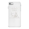christmas funny dog &amp; snowman iPhone 7 Case