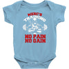 merc's gym training Baby Bodysuit