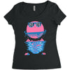 happy outdoors   porky roebuck Women's Triblend Scoop T-shirt