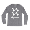 aquarius zodiac Long Sleeve Shirts