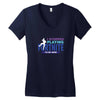 i Stopped Playing Fortnite To Be Here Women's V-Neck T-Shirt