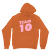 team 10 light pink Unisex Hoodie