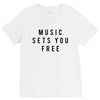 music sets you free V-Neck Tee