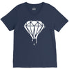 dripping diamond logo V-Neck Tee