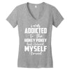 i was addicted to the hokey pokey Women's V-Neck T-Shirt