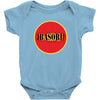 red fire Baby Bodysuit