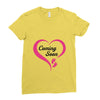 Coming Soon Baby Girl Ladies Fitted T-Shirt
