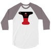 pool black red 3/4 Sleeve Shirt