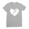 broken heart xxx Ladies Fitted T-Shirt