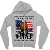 Honor Those Who Place Their Life On The Line Zipper Hoodie