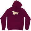 dachshund flower Unisex Hoodie