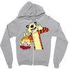 Calvin and hobbes Zipper Hoodie