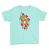 true love pizza slice Youth Tee