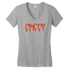 cancer logo Women's V-Neck T-Shirt