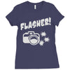 flasher Ladies Fitted T-Shirt