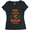 I am a Skin Survivor - What's Your Superpower? Women's Triblend Scoop T-shirt