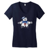 fight the puft Women's V-Neck T-Shirt