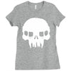resistance inspired skull Ladies Fitted T-Shirt