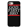 new  god first bro  t shirt religious humor lord tee iPhone 8