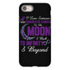 i love someone with pancreatic cancer to the moon &amp; back to infinity iPhone 8 Case