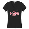 breast cancer hope Women's V-Neck T-Shirt