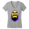 skeletor Women's V-Neck T-Shirt