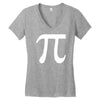 pi symbol Women's V-Neck T-Shirt