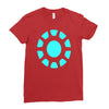 ironman logo avengers marvel comics gift Ladies Fitted T-Shirt
