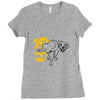 make your mark dog Ladies Fitted T-Shirt