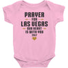 Prayer for Las Vegas, Our Heart Is With You 2017 Baby Onesie