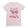 my broom broke so now i drive a mopar Ladies Fitted T-Shirt