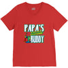 papa's little fishin buddy V-Neck Tee