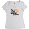 mushroom kingdom Women's Triblend Scoop T-shirt