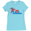 1970s retro tv show the new avengers Ladies Fitted T-Shirt