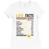 Leo Facts Zodiac Ladies Fitted T-Shirt