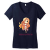 goddesses have more fun Women's V-Neck T-Shirt