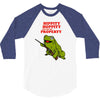 hippity hoppity get off my property 3/4 Sleeve Shirt