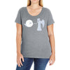 boo vs Ladies Curvy T-Shirt