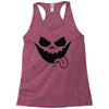 evil jack o' lantern scary Racerback Tank