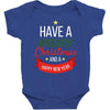 have a merry christmas and a happy new year Baby Bodysuit