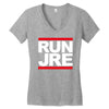 joe rogan run jre Women's V-Neck T-Shirt