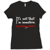 it's not that i'm immature Ladies Fitted T-Shirt