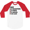 i have 2 daughter 3/4 Sleeve Shirt