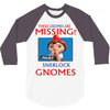 Sherlock Gnomes 3/4 Sleeve Shirt